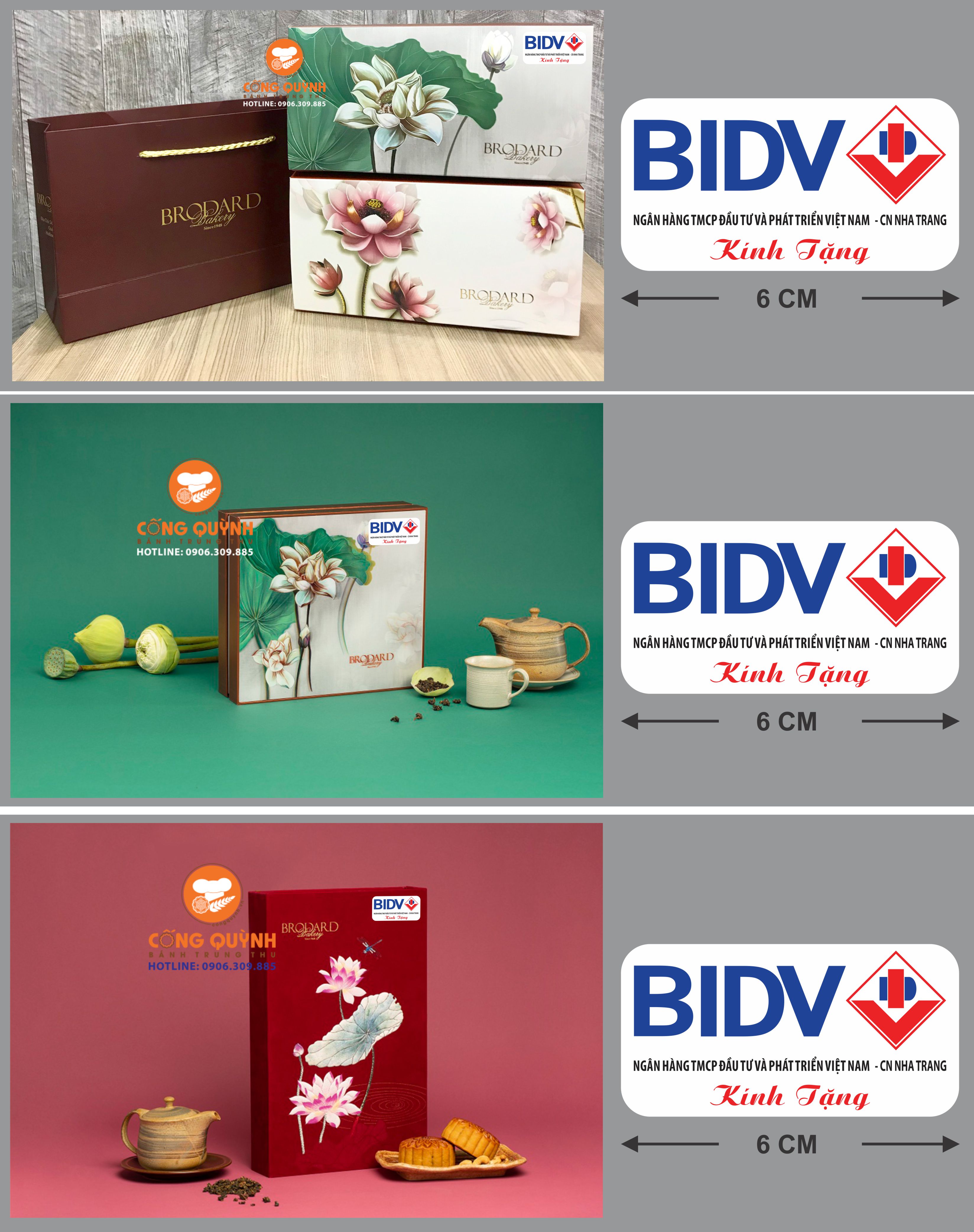 đơn hàng in logo của bidv