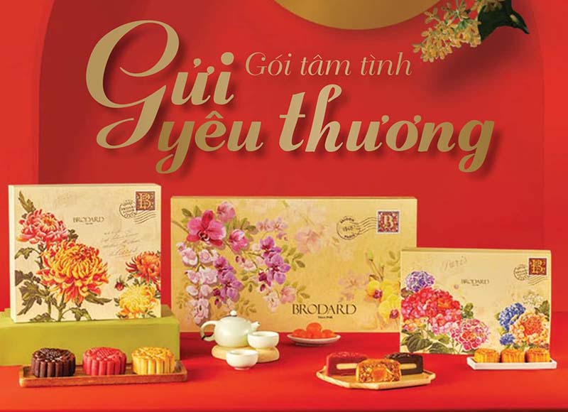 Bánh trung thu Brodard - Gửi gắm sự tinh tế trong từng chiếc bánh 