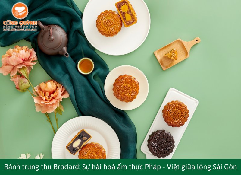 Bánh trung thu Brodard: Sự hài hoà ẩm thực Pháp - Việt giữa lòng Sài Gòn