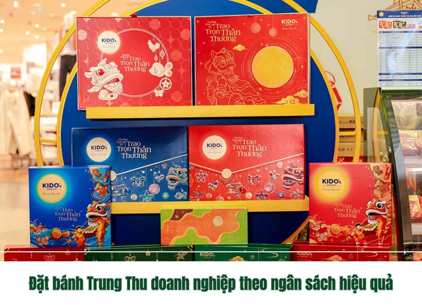 Đặt bánh Trung Thu doanh nghiệp theo ngân sách hiệu quả