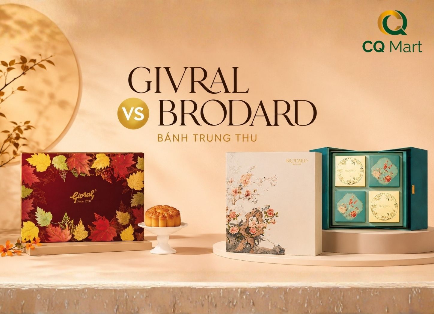 So sánh bánh trung thu Givral và Brodard, chọn loại nào?