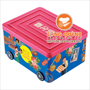 Bánh Trung Casahana 2023 4 bánh - NOSTALGIA JOY BLUE Hộp Xanh 180gr