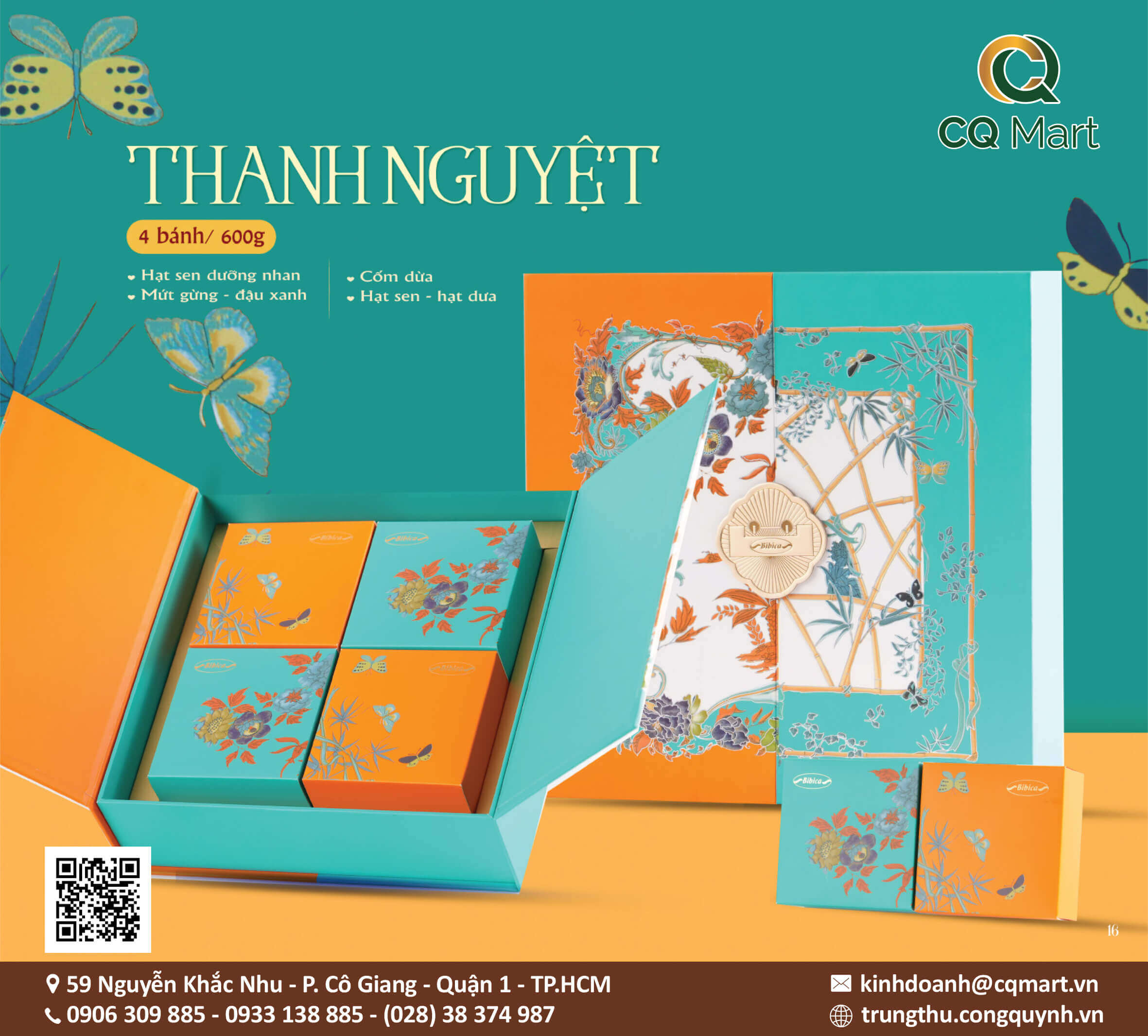 Bánh Trung Thu Bibica 2024 Hộp Thanh Nguyệt