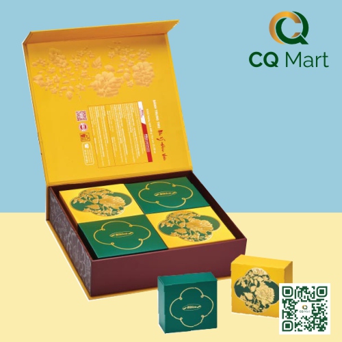 Bánh Trung Thu Bibica 2025 BST Sắc Màu Lễ Hội 1 (Vàng)