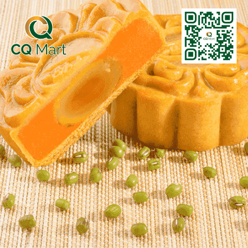 Bánh trung thu Bibica Dinh Dưỡng Đậu Xanh Gấc
