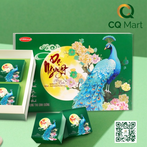 Bánh Trung Thu Bibica Hộp Dạ Nguyệt (Khổng Tước)