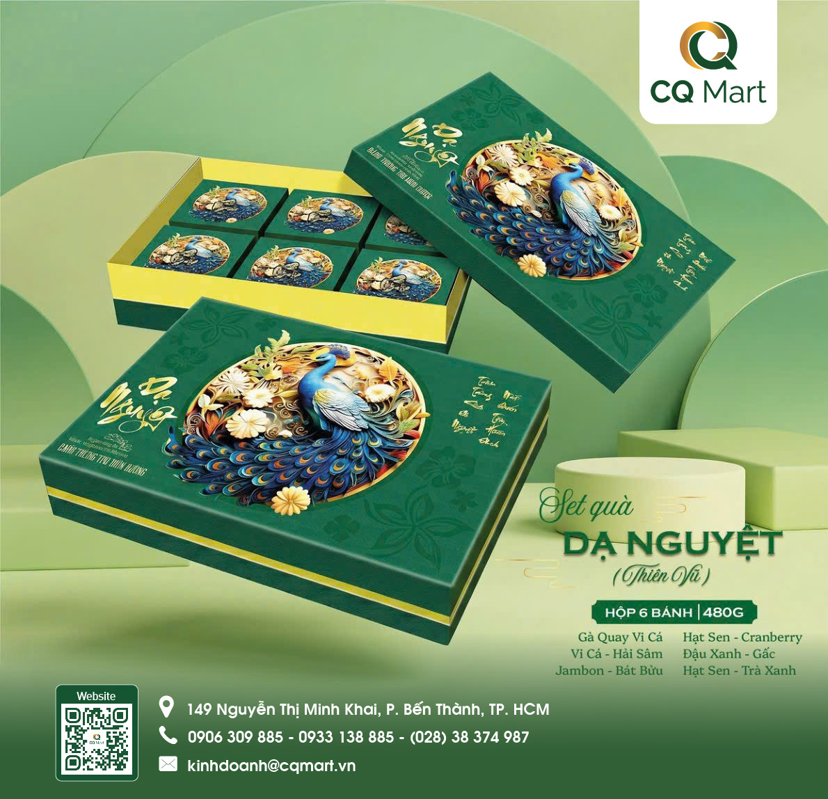 Bánh Trung Thu Bibica - Hộp Dạ Nguyệt (Thiên Vũ)