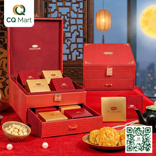 Bánh Trung Thu Bibica - Hộp Đế Nguyệt