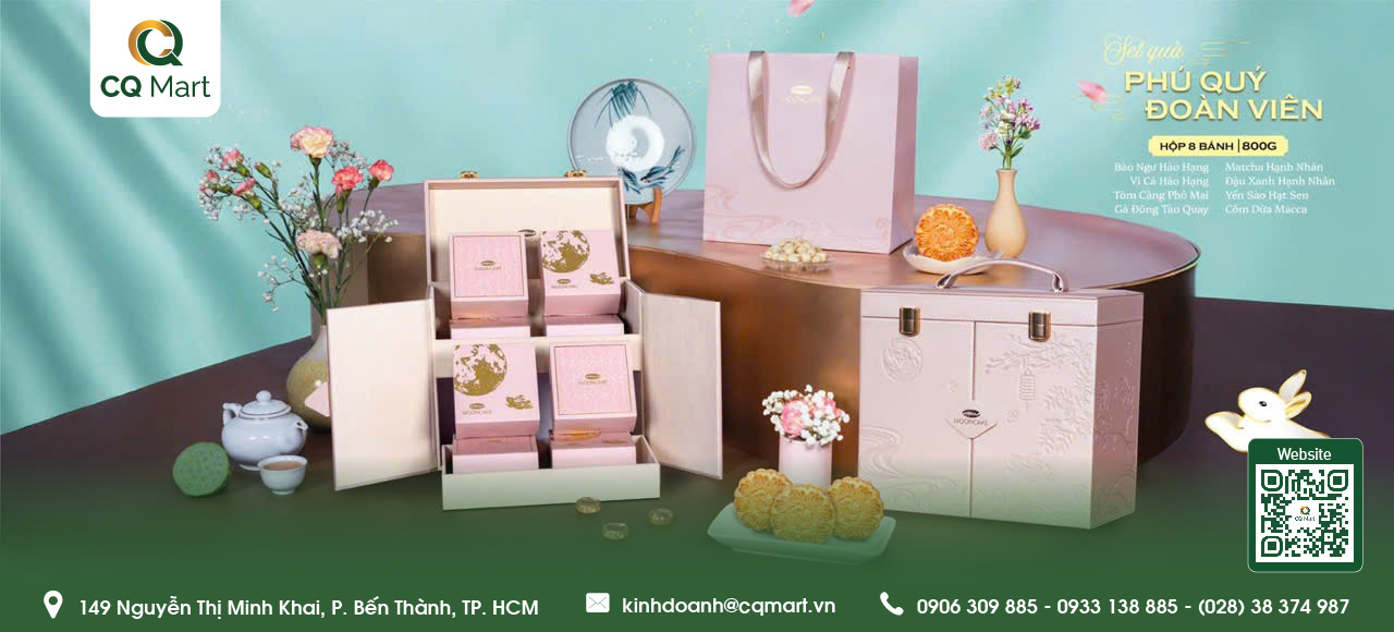 Bánh Trung Thu Bibica - Hộp Phú Quý Đoàn Viên