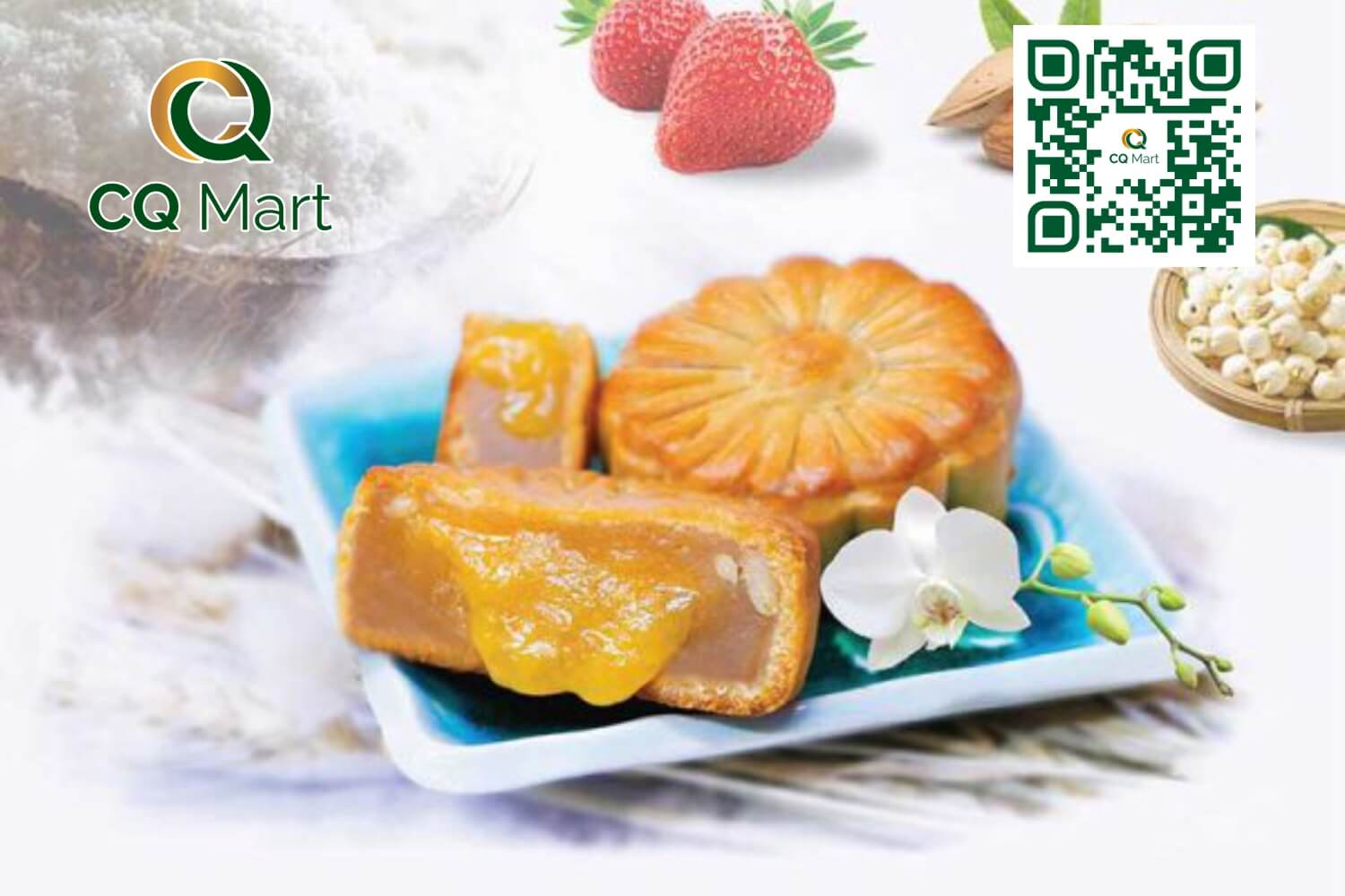 Bánh trung thu Bibica Lava phô mai hạt sen hạt chia