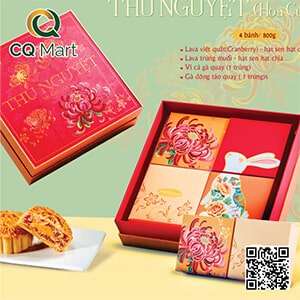 Bánh Trung Thu Bibica Thu Nguyệt (Hoa Cúc)