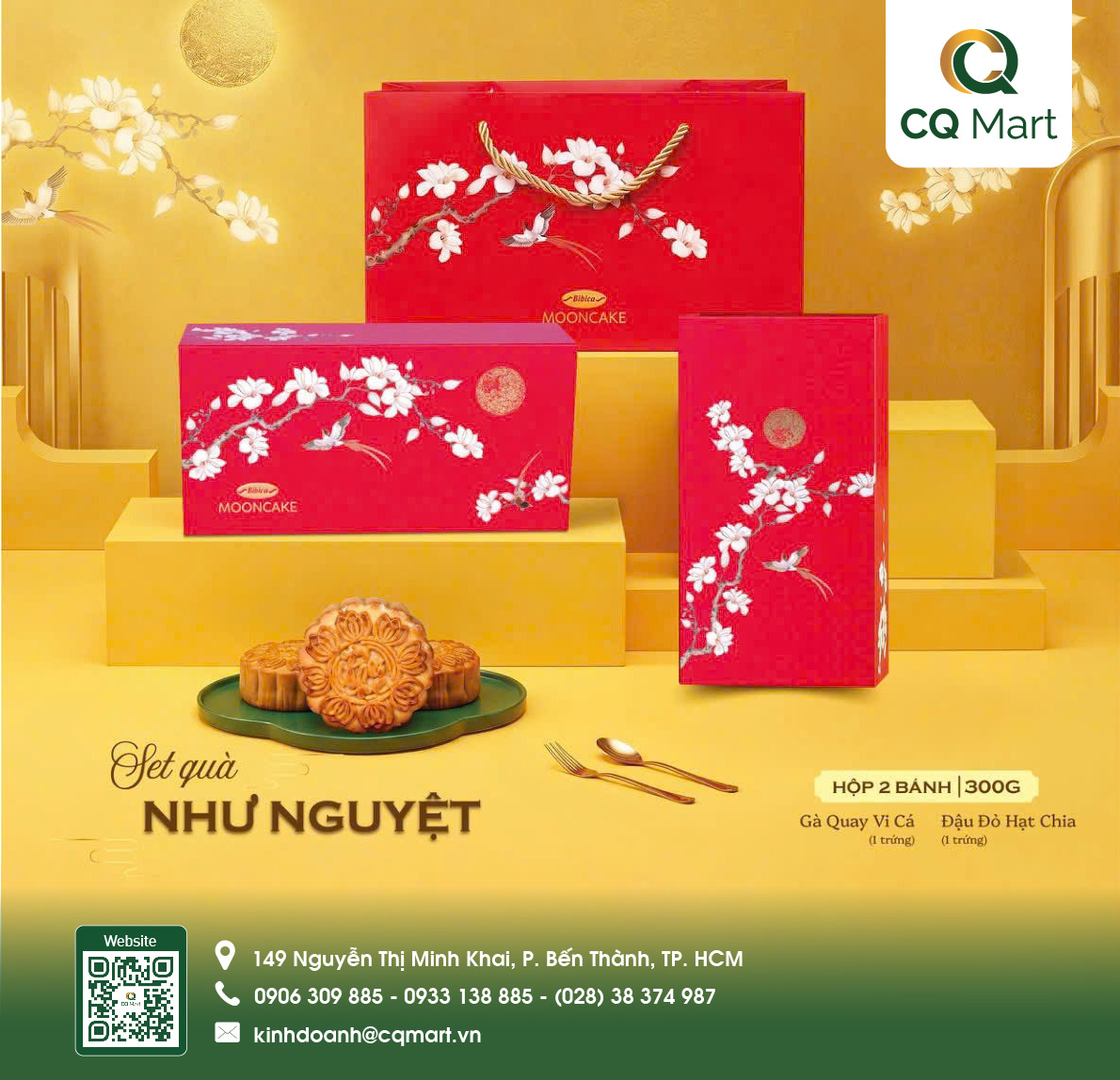 Bánh Trung Thu Bibica - Hộp Như Nguyệt