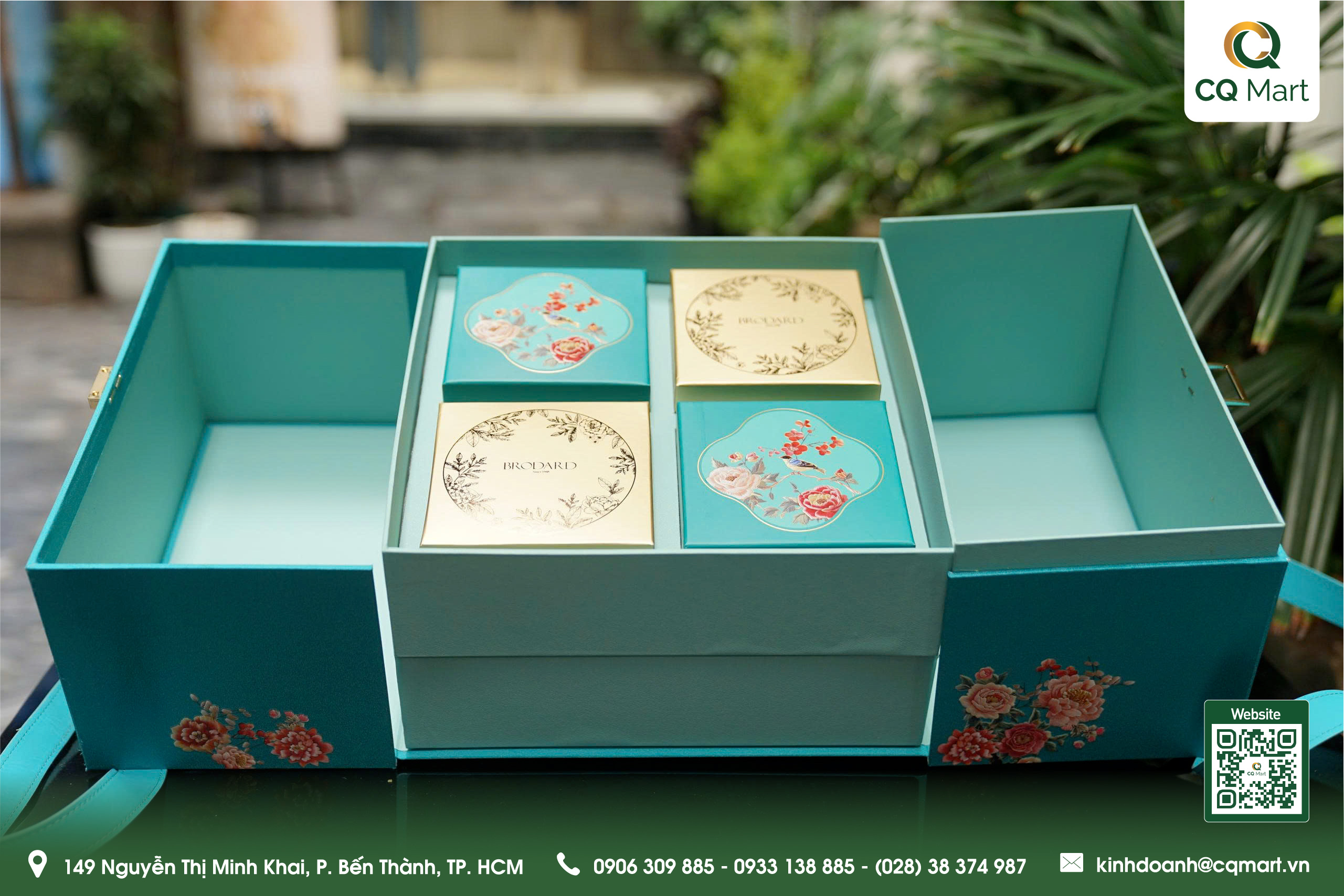 Bánh Trung Thu Brodard 2026 Hộp VIP - Viên Mãn
