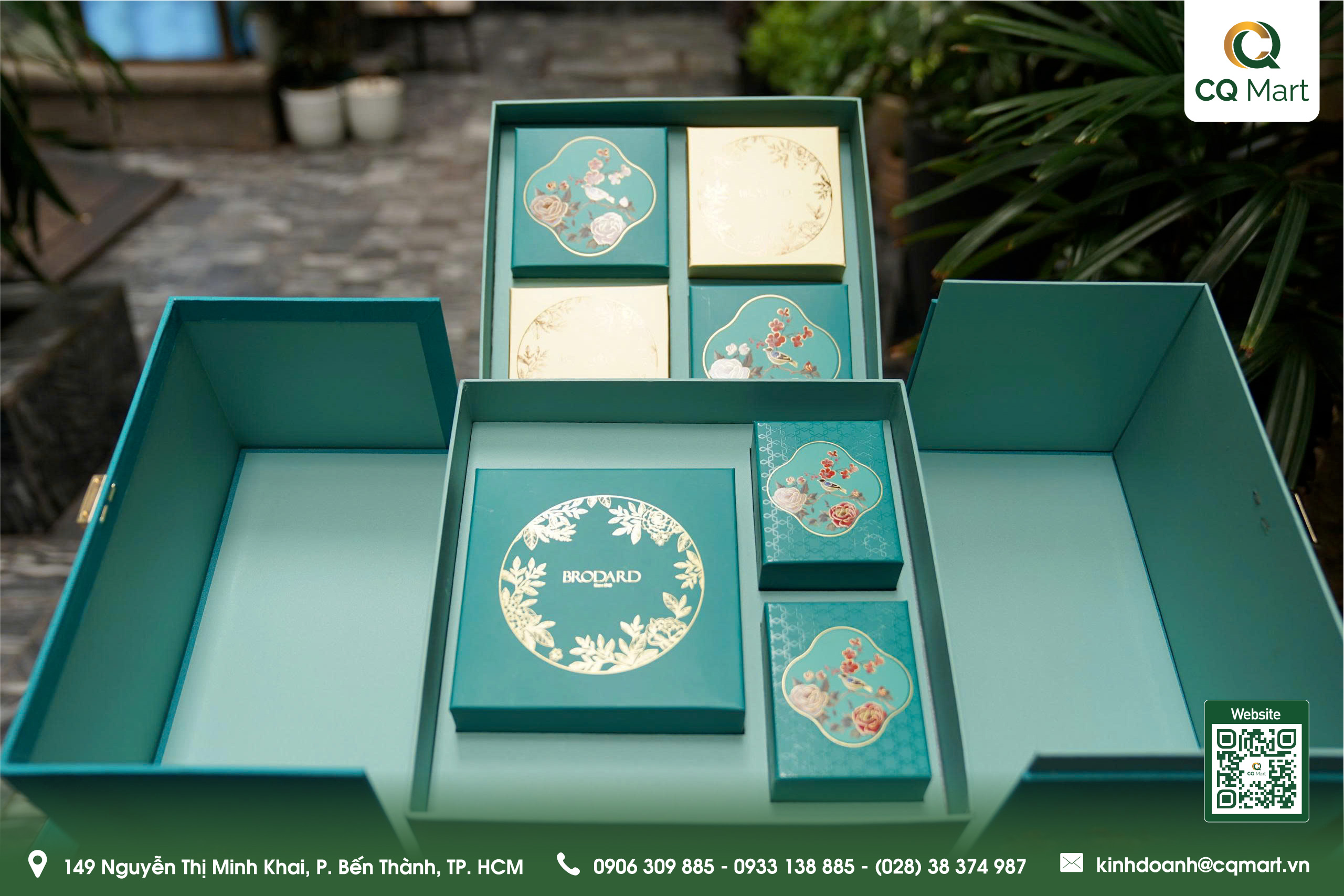 Bánh Trung Thu Brodard 2026 Hộp VIP - Viên Mãn