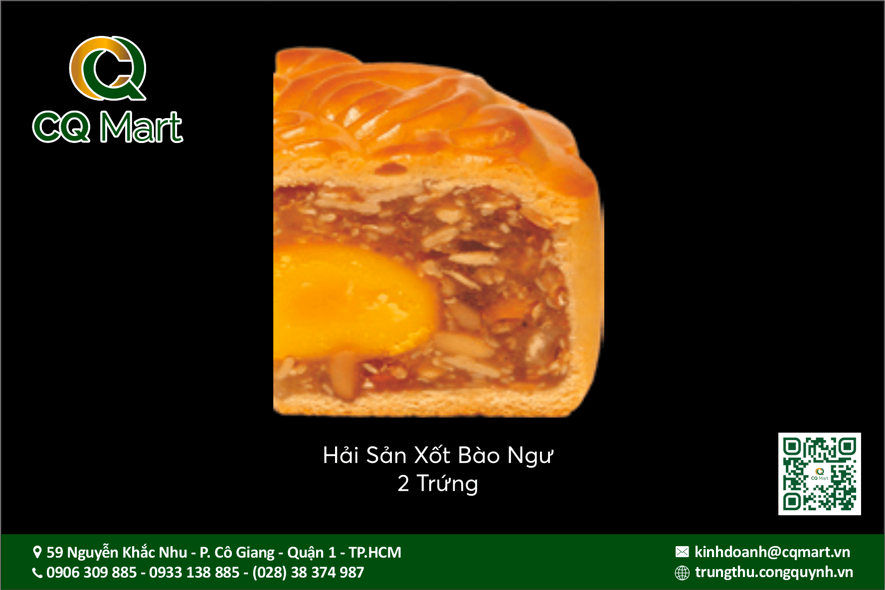 Bánh trung thu Brodard Hải Sản Xốt Bào Ngư