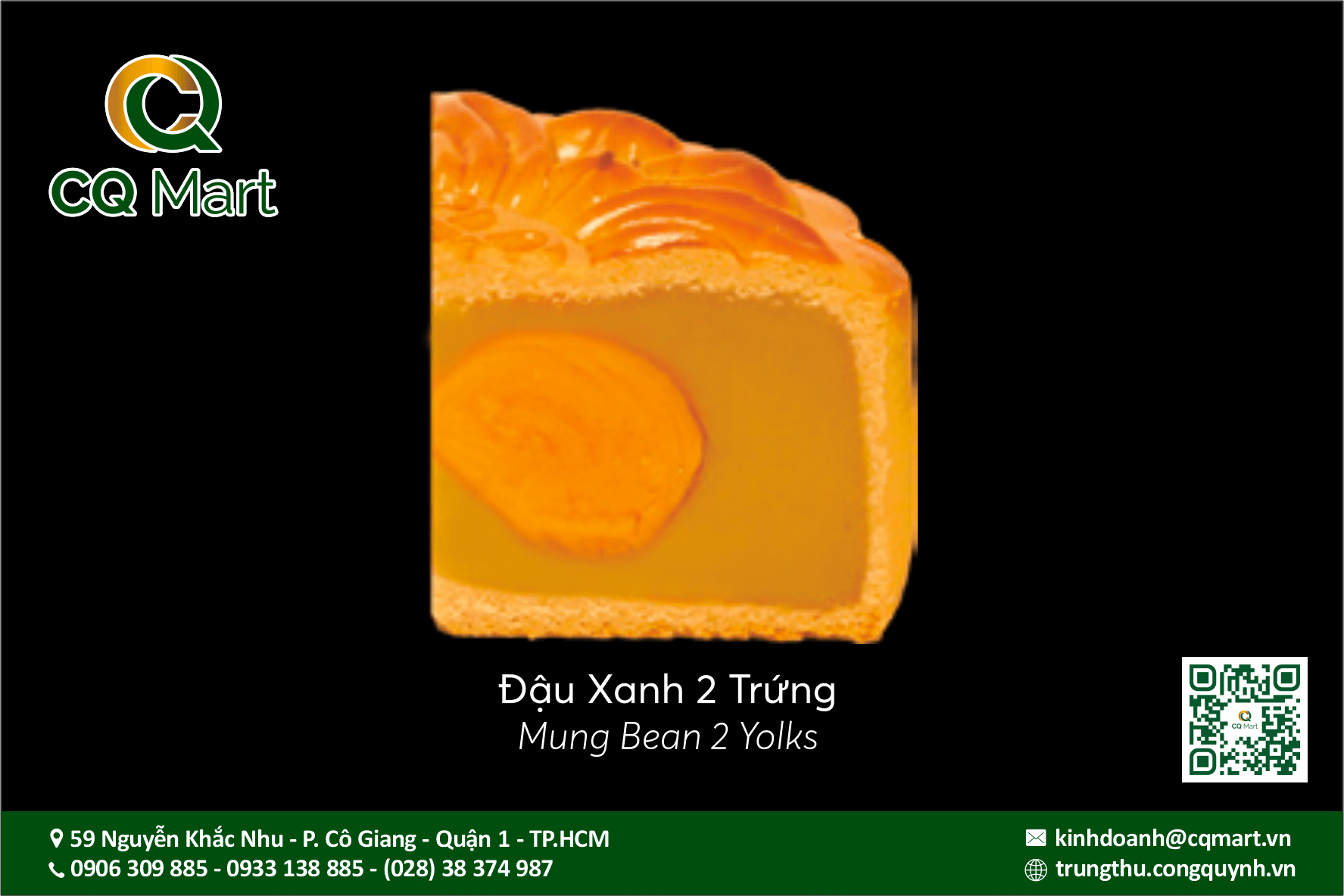 Bánh trung thu Brodard Đậu Xanh 