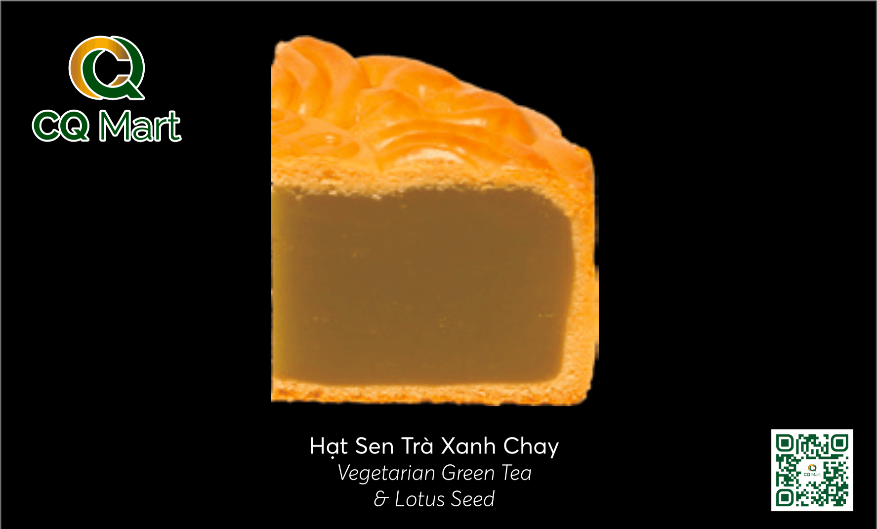 Bánh trung thu Brodard Hạt Sen Trà Xanh Chay