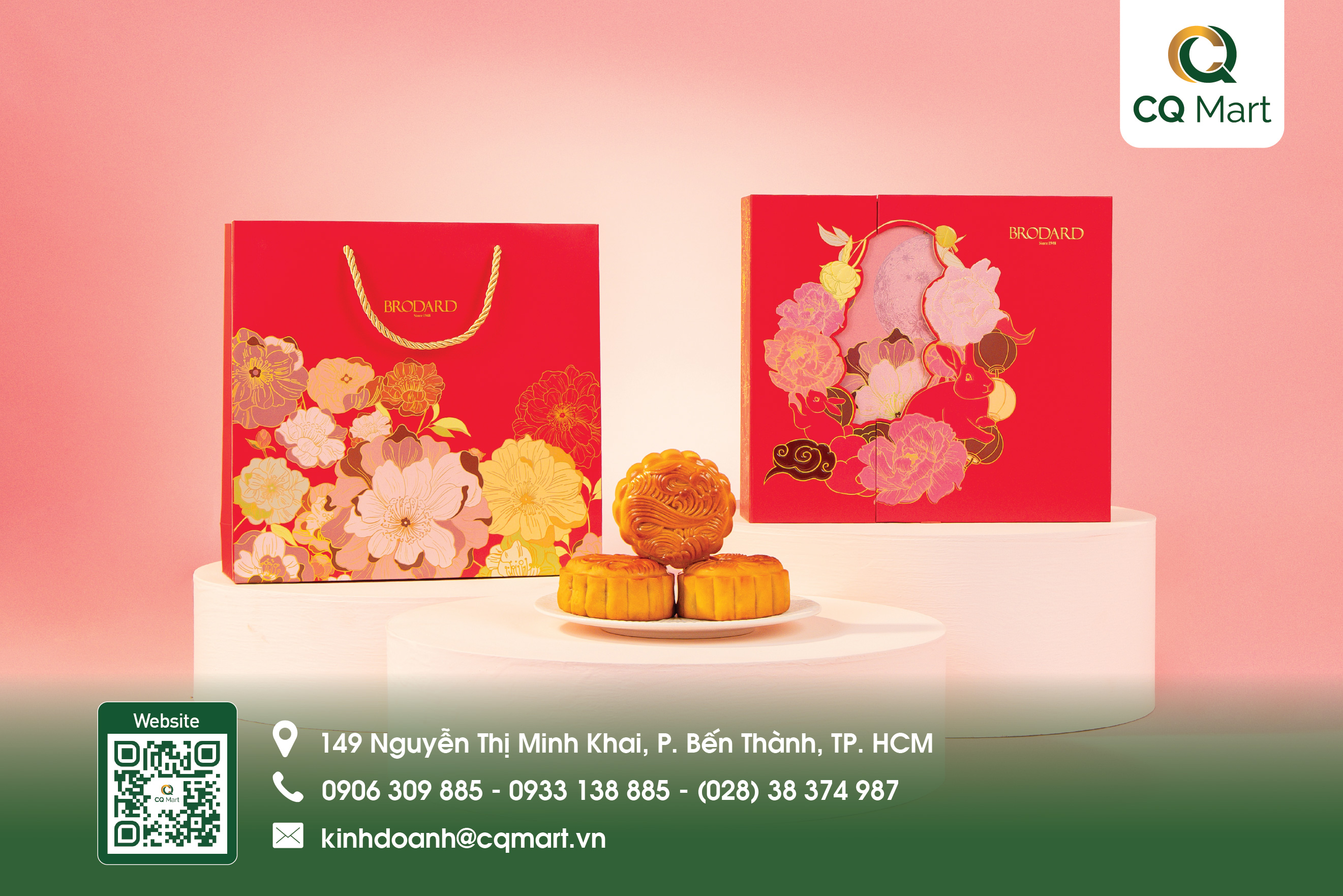Bánh Trung Thu Brodard 2026 Hộp 4 bánh - Như Ý