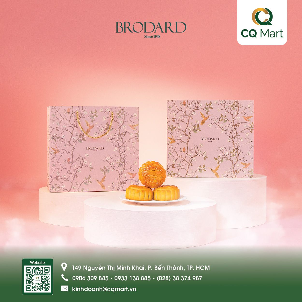 Bánh Trung Thu Brodard 2026 Hộp 4 bánh - Như Ý