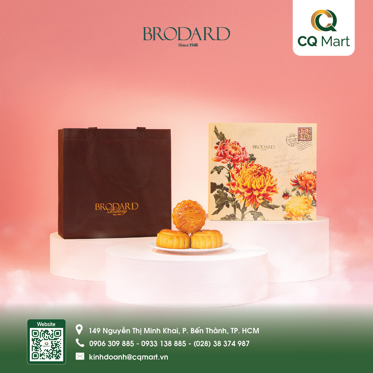Bánh Trung Thu Brodard 2026 Hộp 4 bánh - Như Ý