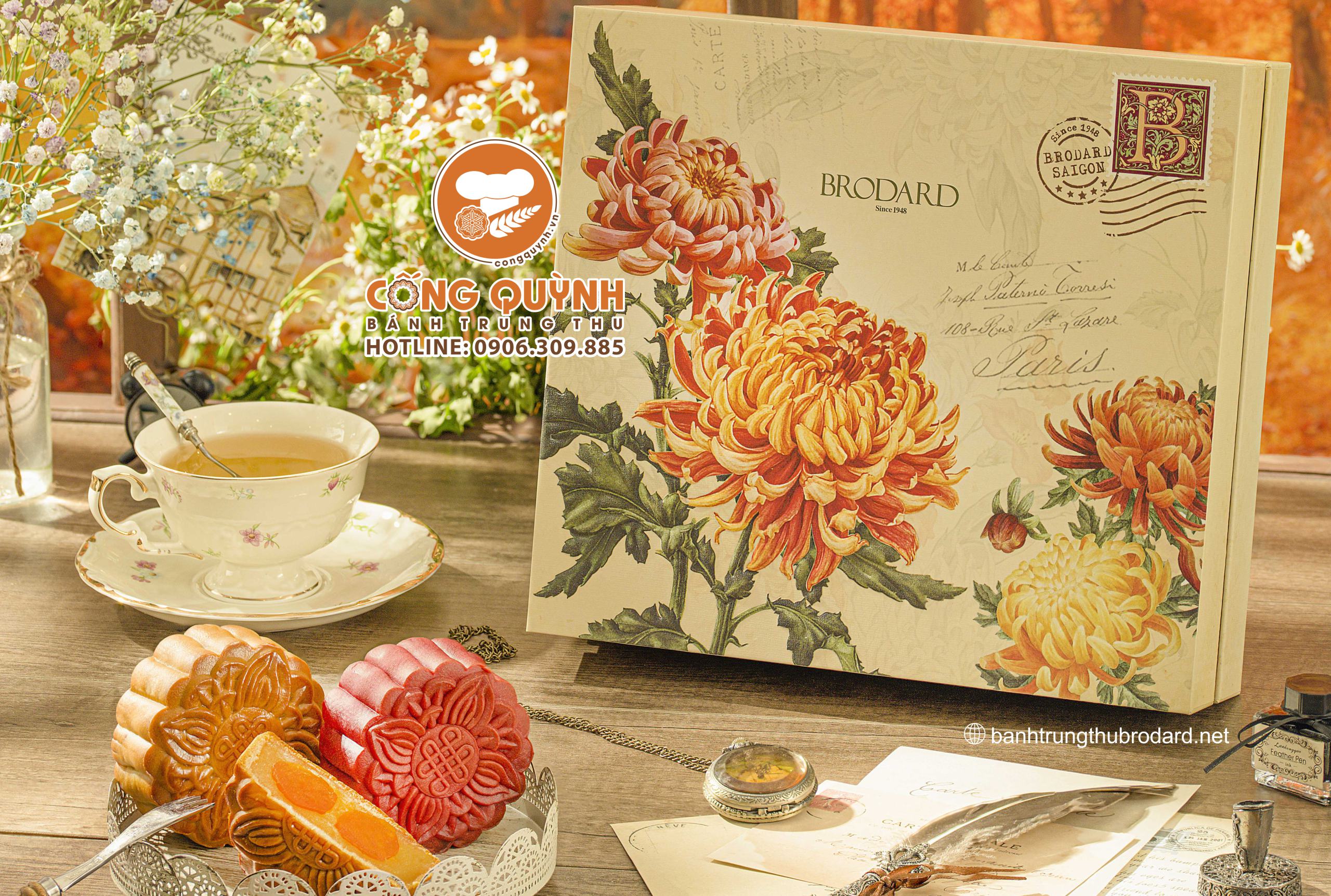 Bánh Trung Thu Brodard 2023 - Hộp 4 Bánh 