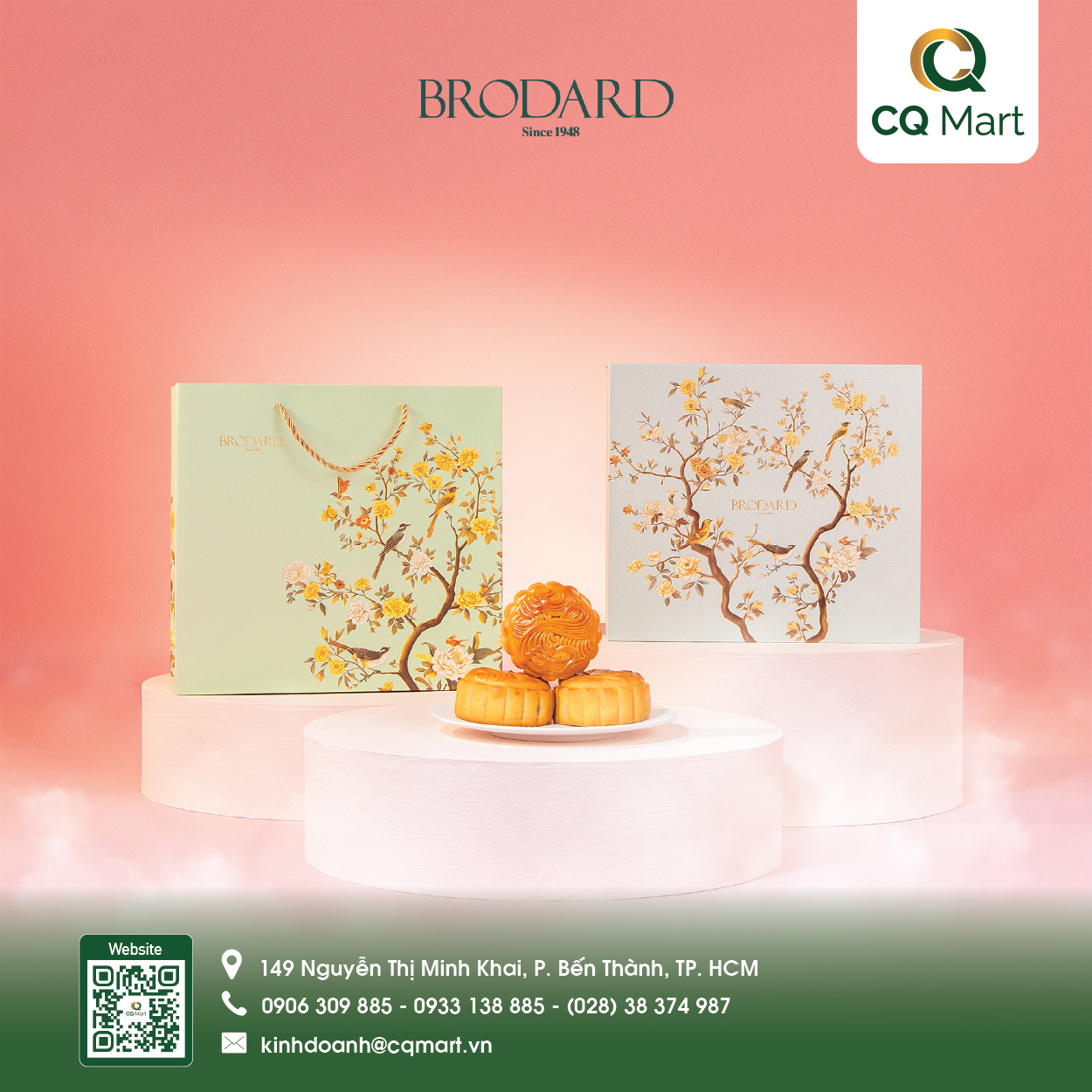 Bánh Trung Thu Brodard 2026 Hộp 4 bánh - Như Ý