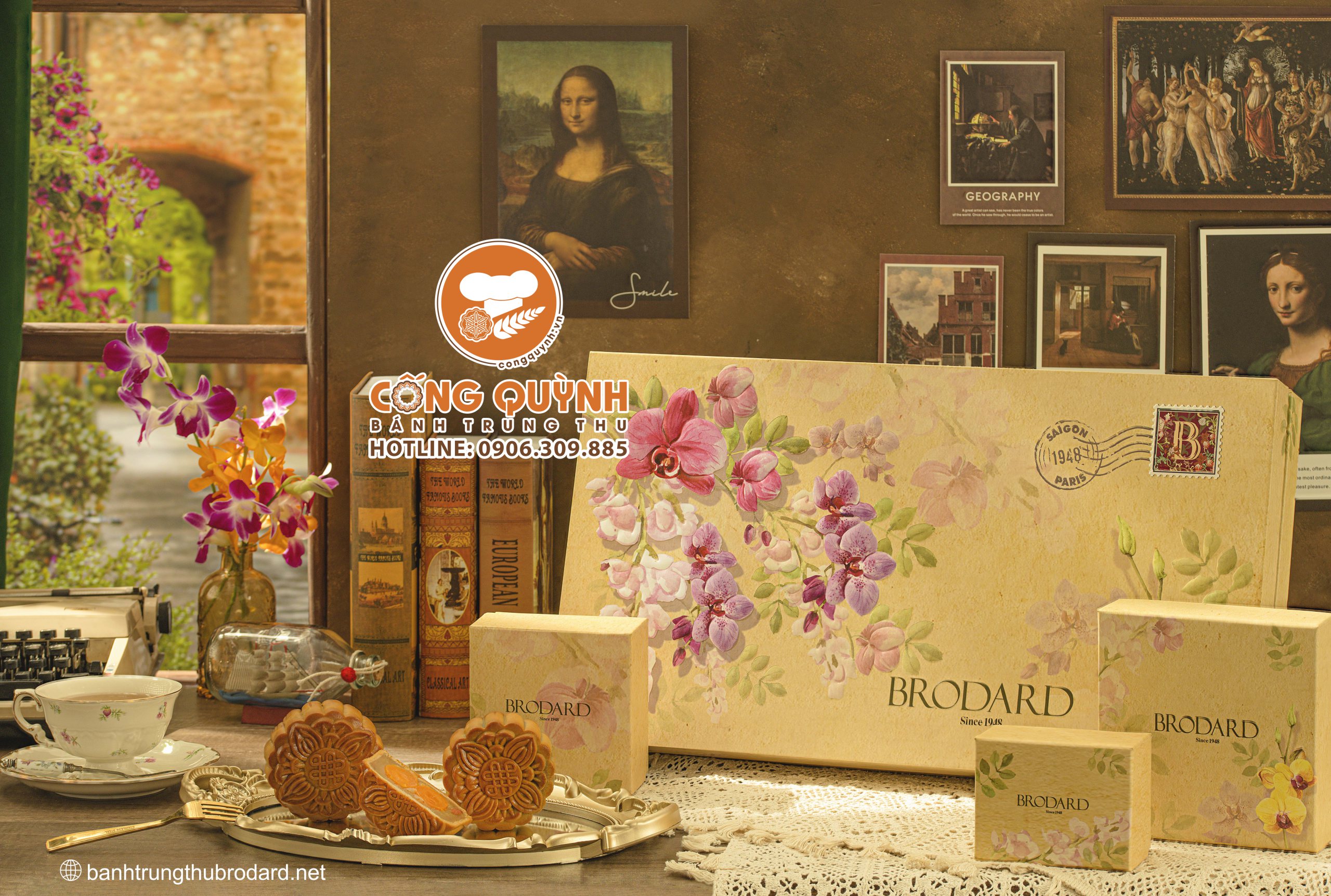 Bánh Trung Thu Brodard 2021 - Hộp Hoàng Gia Yến Sào VIP 2