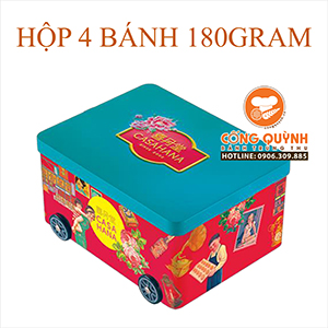 Bánh Trung Casahana 2023 - Nostalgia Joy Red Hộp 4 bánh