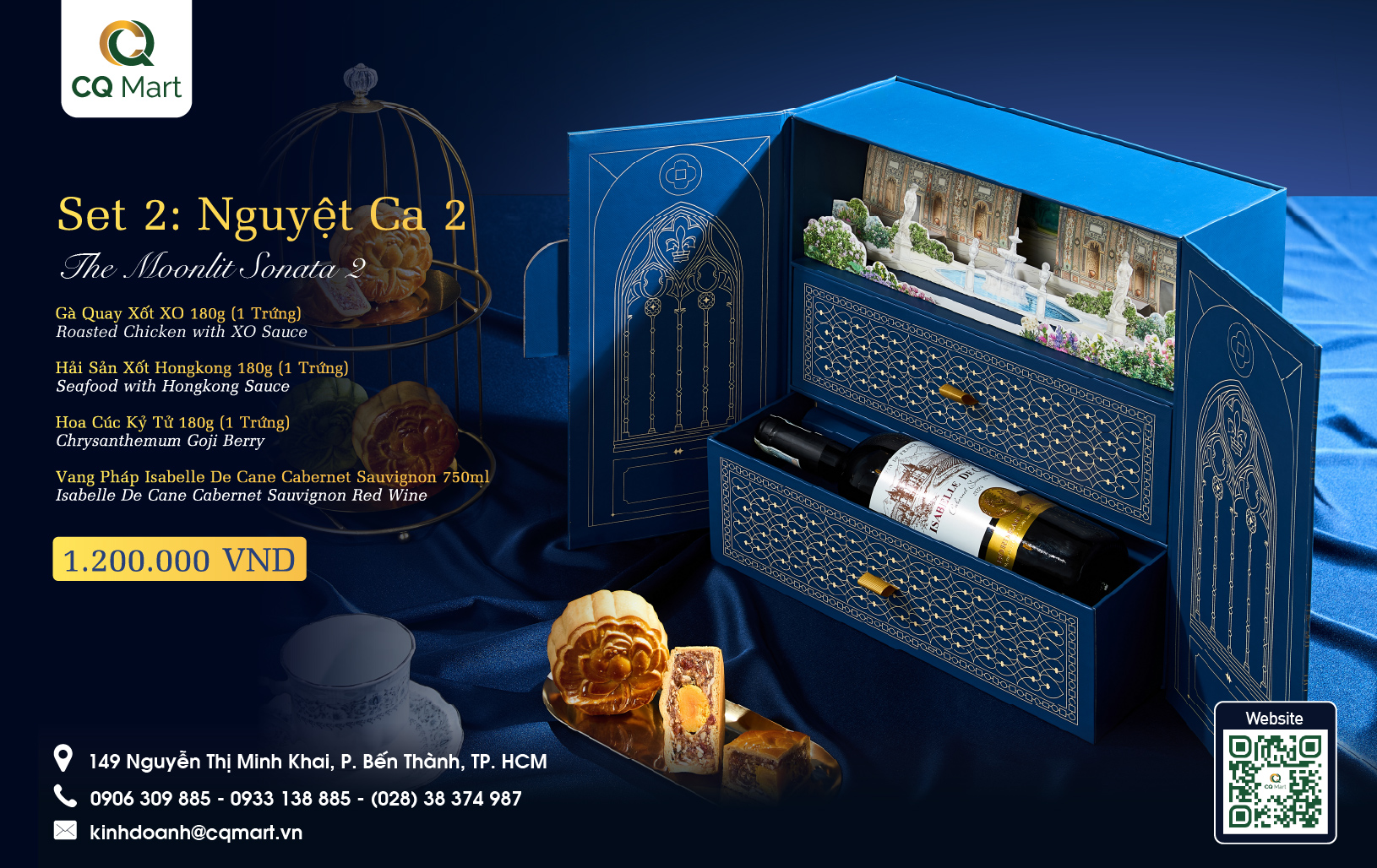 Bánh trung thu CQ Signature - Nguyệt Ca 2