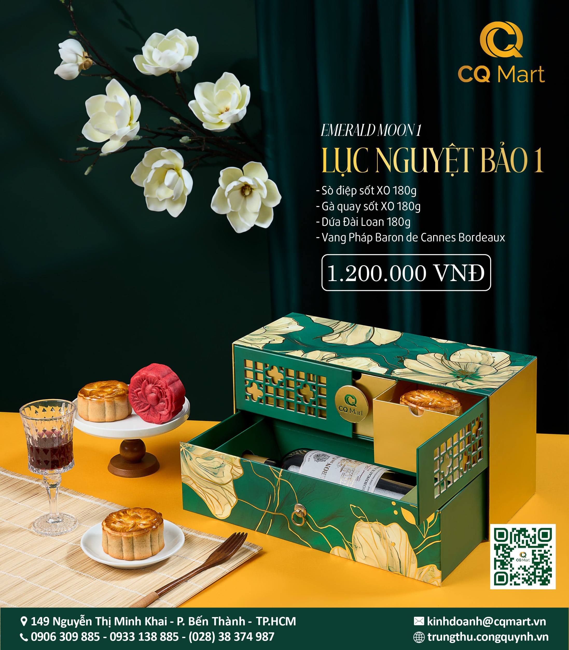 Bánh trung thu CQ Signature Combo Lục Nguyệt Bảo