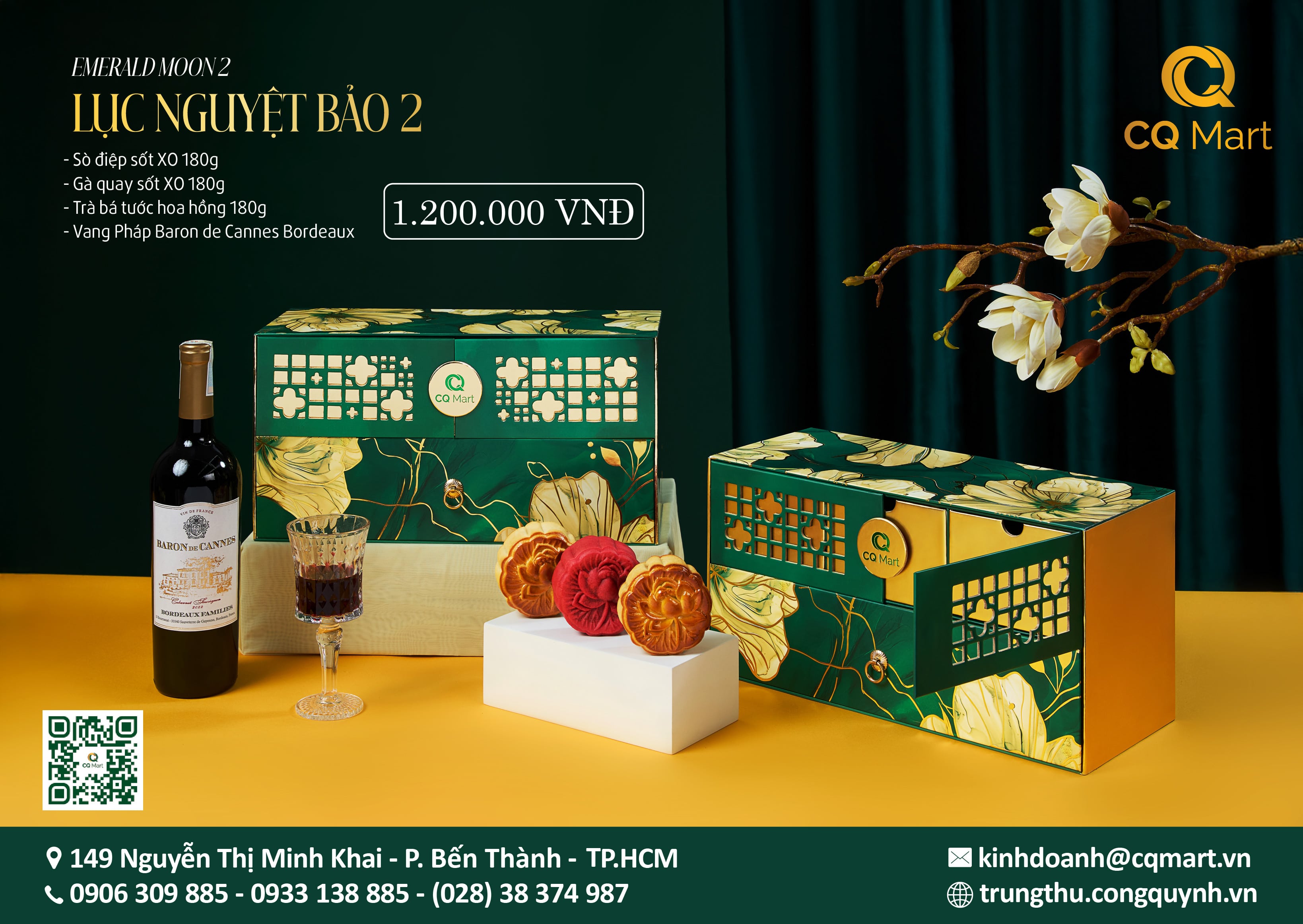 Bánh trung thu CQ Signature Combo Lục Nguyệt Bảo