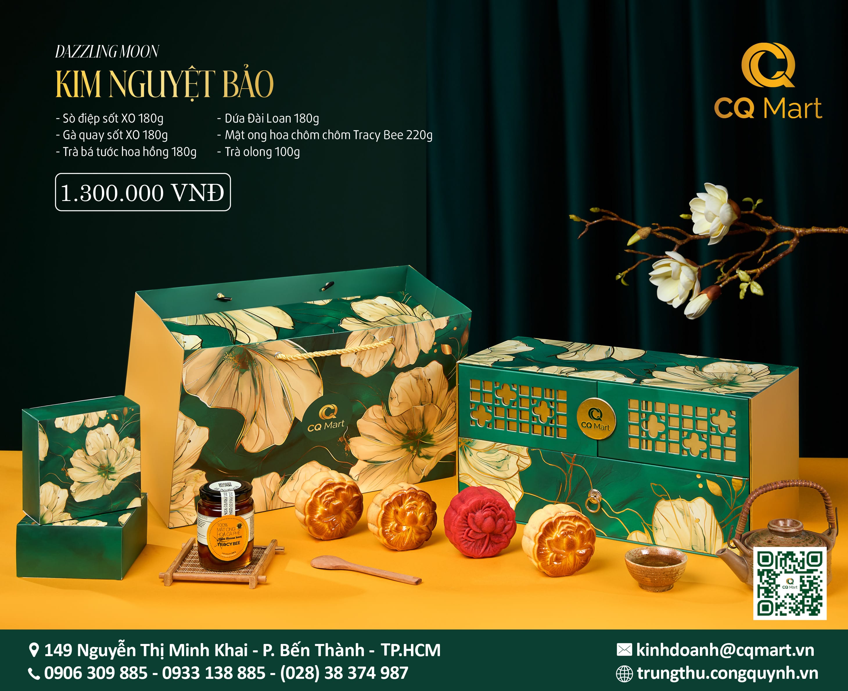 Bánh trung thu CQ Signature Kim Nguyệt Bảo