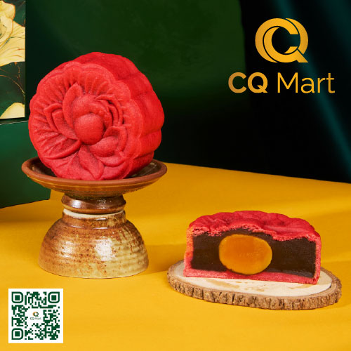Bánh trung thu CQ Signature Trà Bá Tước Hoa Hồng