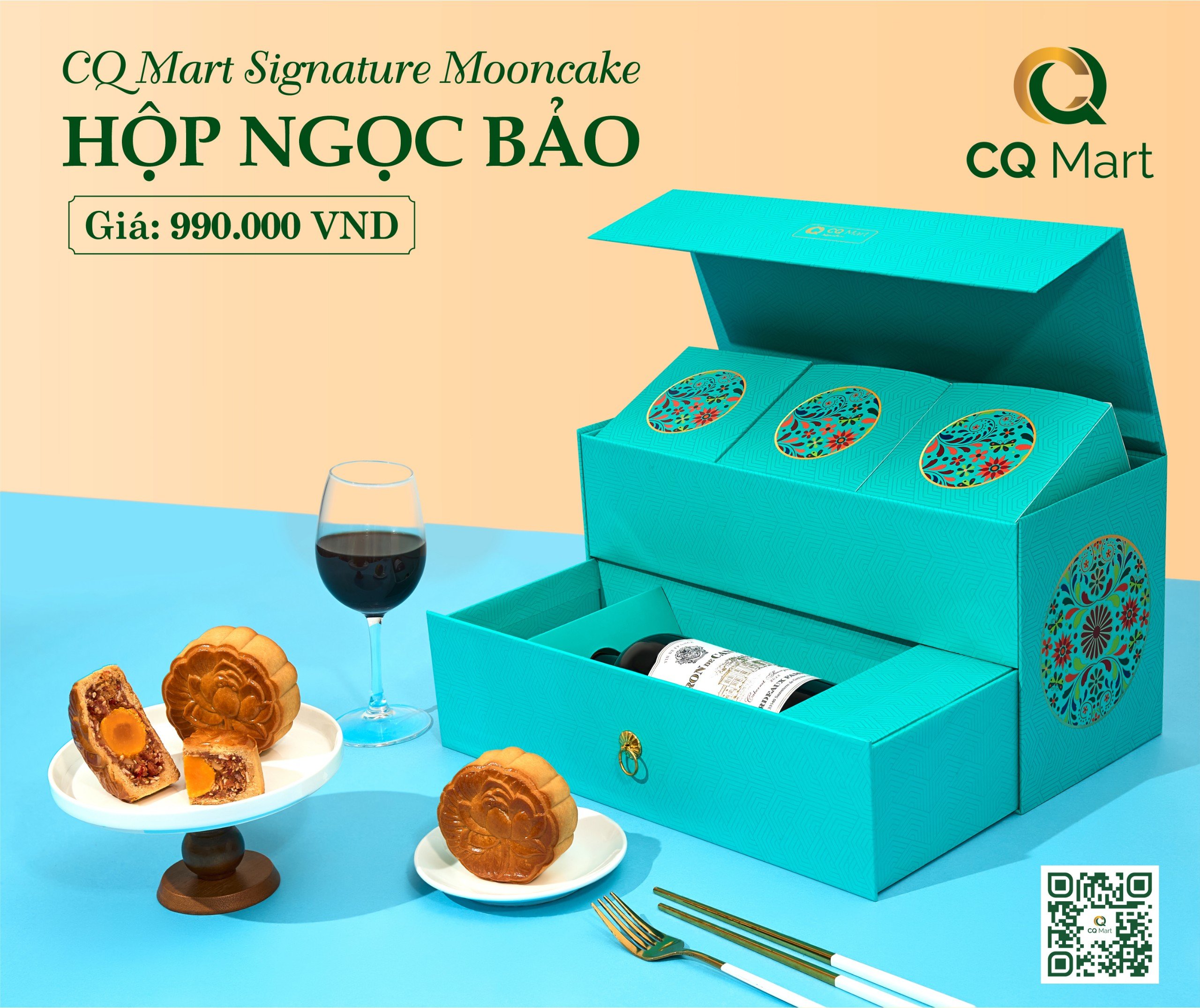 Bánh trung thu CQ Mart Signature 