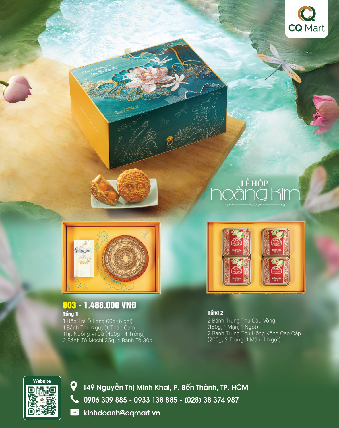 Bánh Trung Thu Đại Phát Lễ Hộp Hoàng Kim