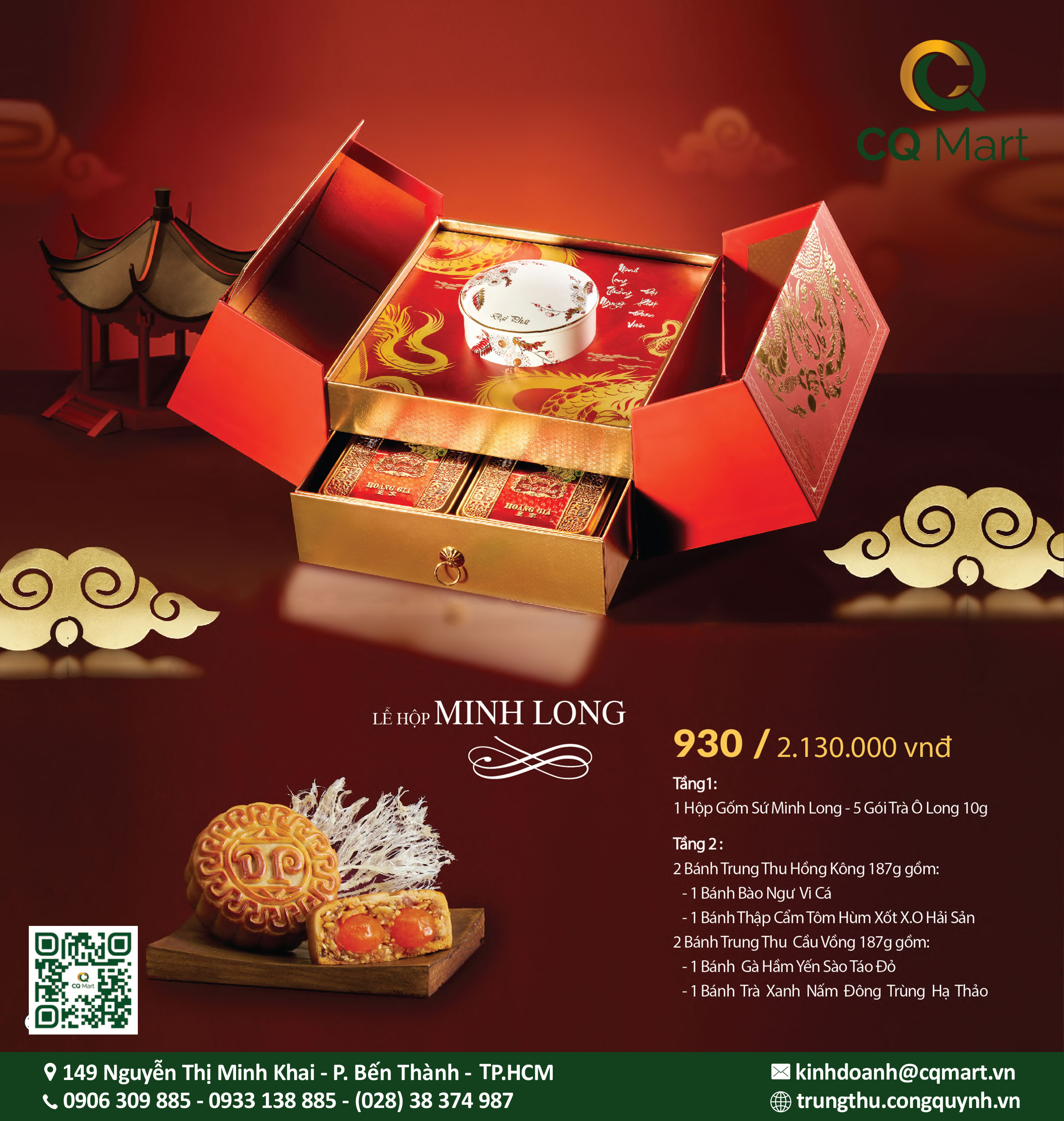 Bánh Trung Thu Đại Phát Lễ Hộp Minh Long 930
