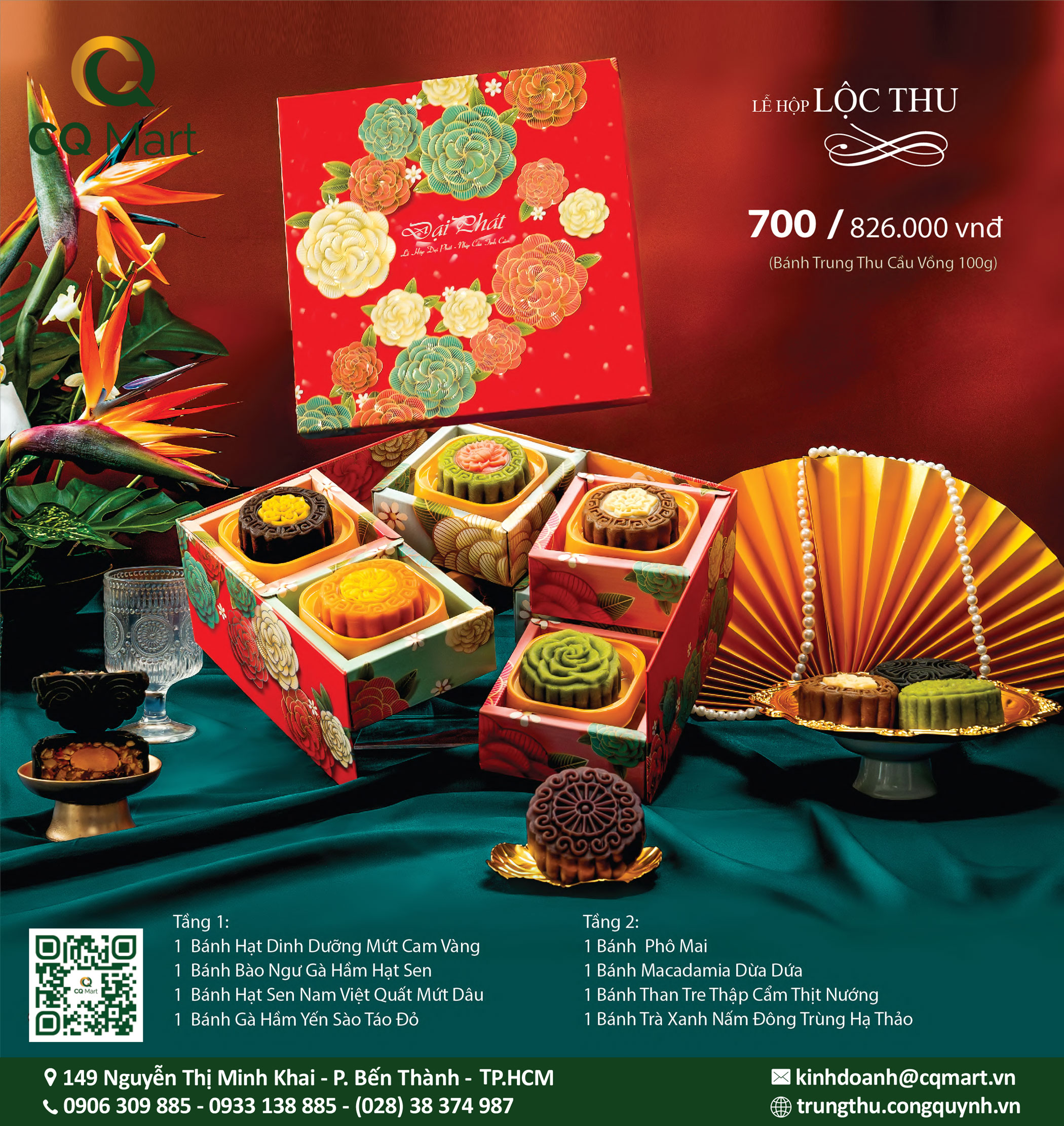 Bánh Trung Thu Đại Phát Lễ Hộp Lộc Thu 700