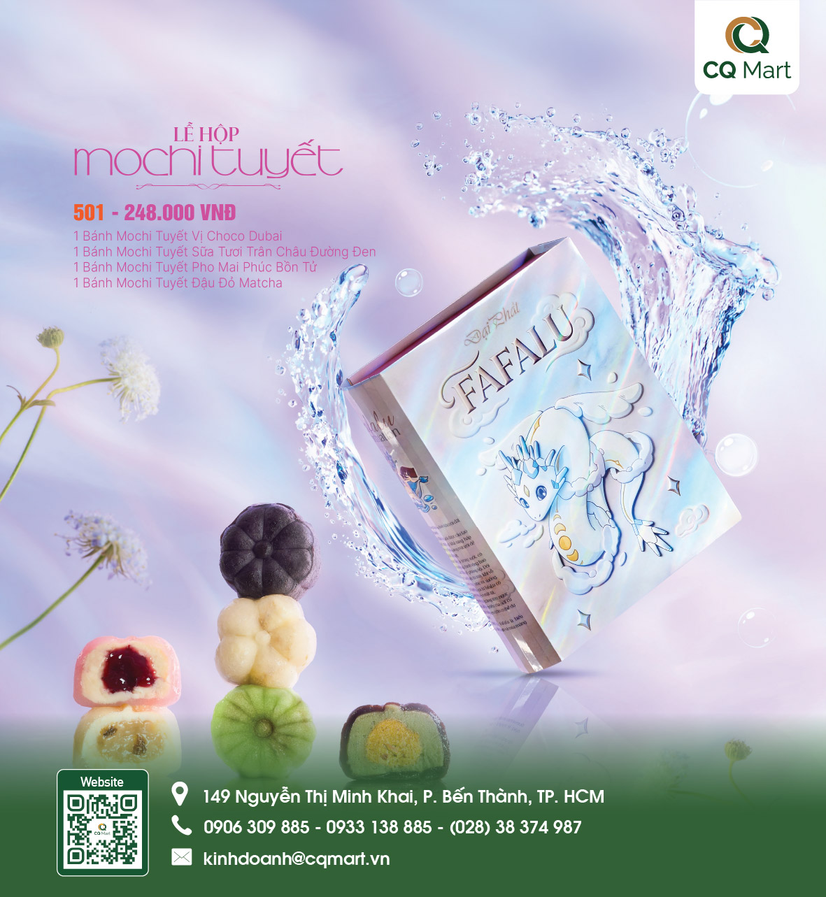 Bánh Trung Thu Đại Phát - Lễ Hộp Mochi Tuyết 501