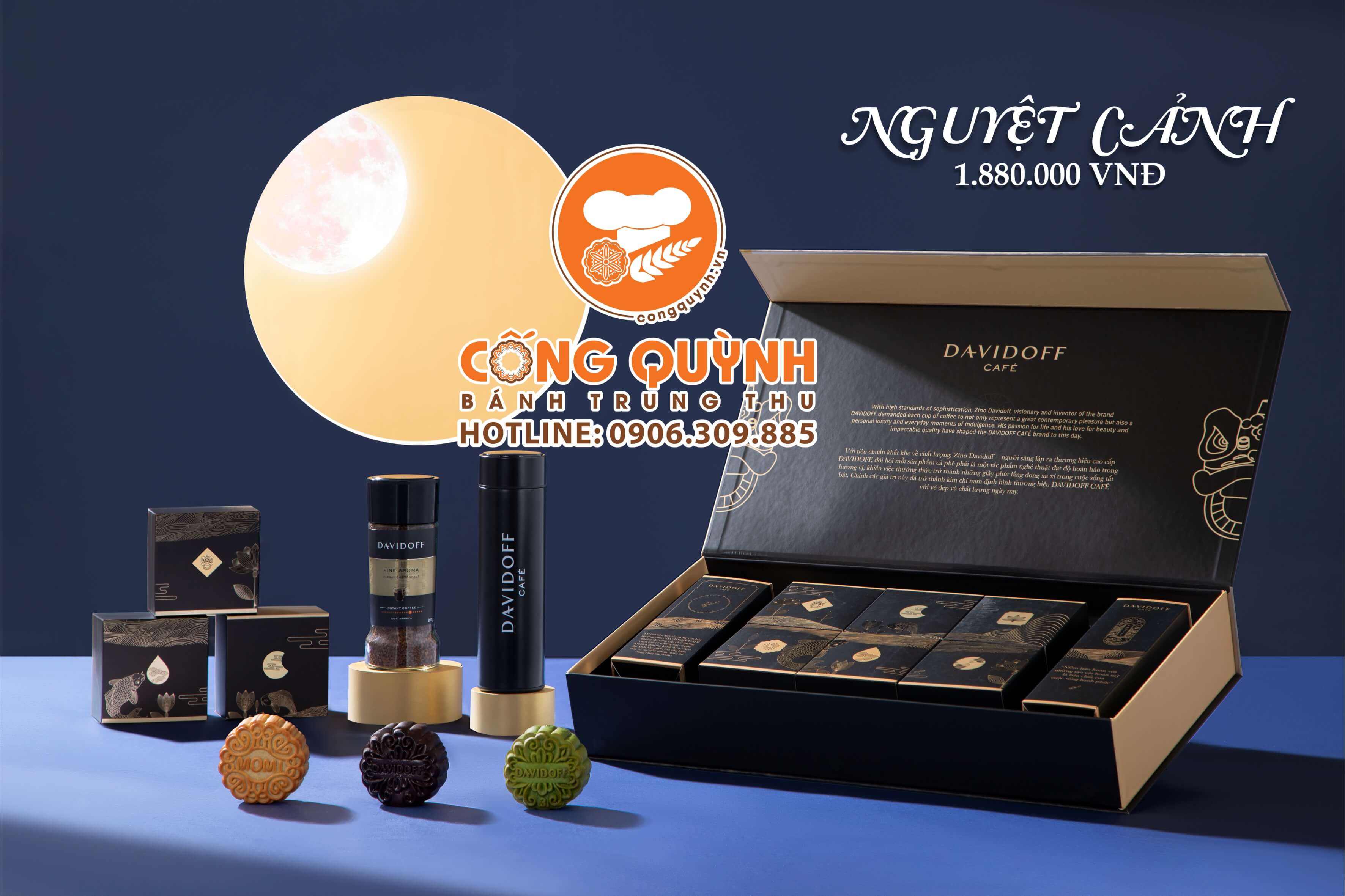 Bánh trung thu DAVIDOFF - Combo Nguyệt Cảnh