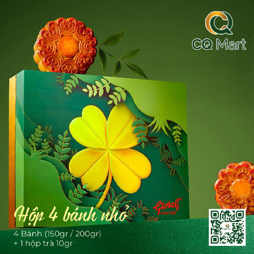 Bánh Trung Thu Givral 2025 Tết Đoàn Viên 1 ( 4 Bánh )