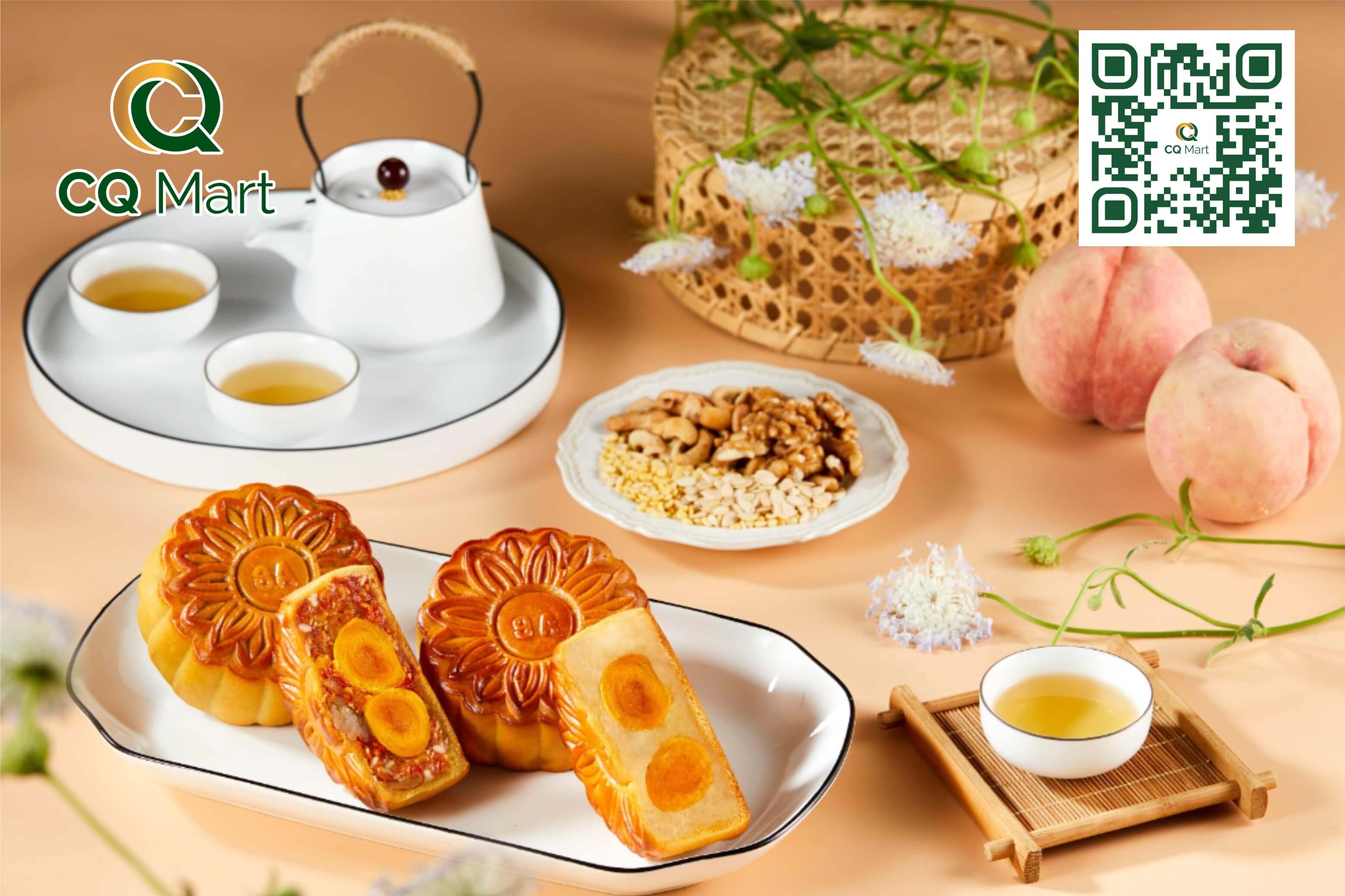 Bánh trung thu Givral đậu xanh sầu riêng
