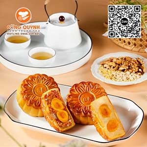 Bánh trung thu Givral đậu xanh sầu riêng