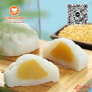 Bánh trung thu Givral Dẻo Đậu Xanh 0 Trứng