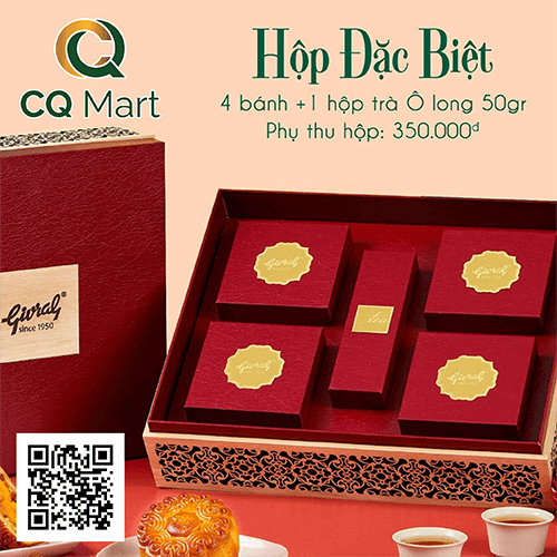Bánh trung thu Givral 2025 Hộp Đặc Biệt