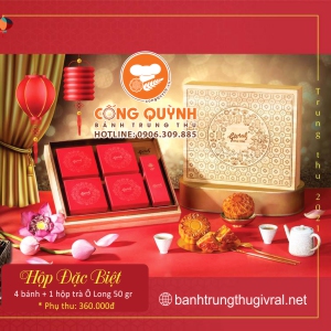 Bánh trung thu Givral 2024 Hộp Đặc Biệt