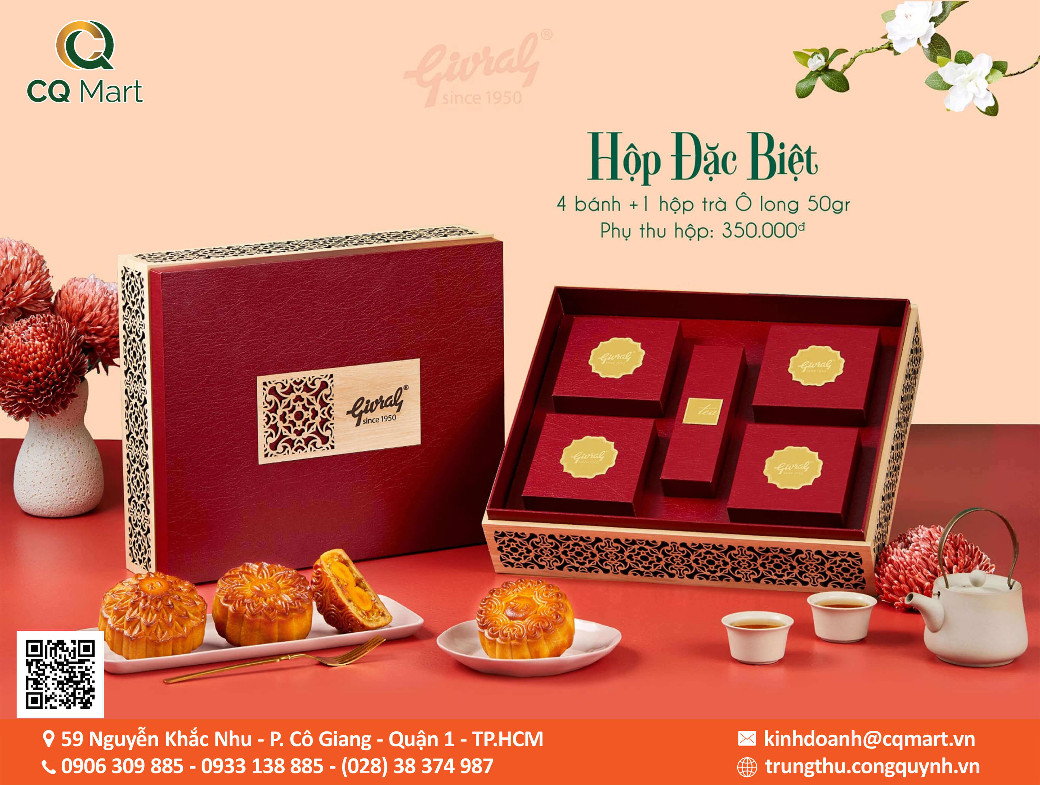 Bánh trung thu Givral 2025 Hộp Đặc Biệt