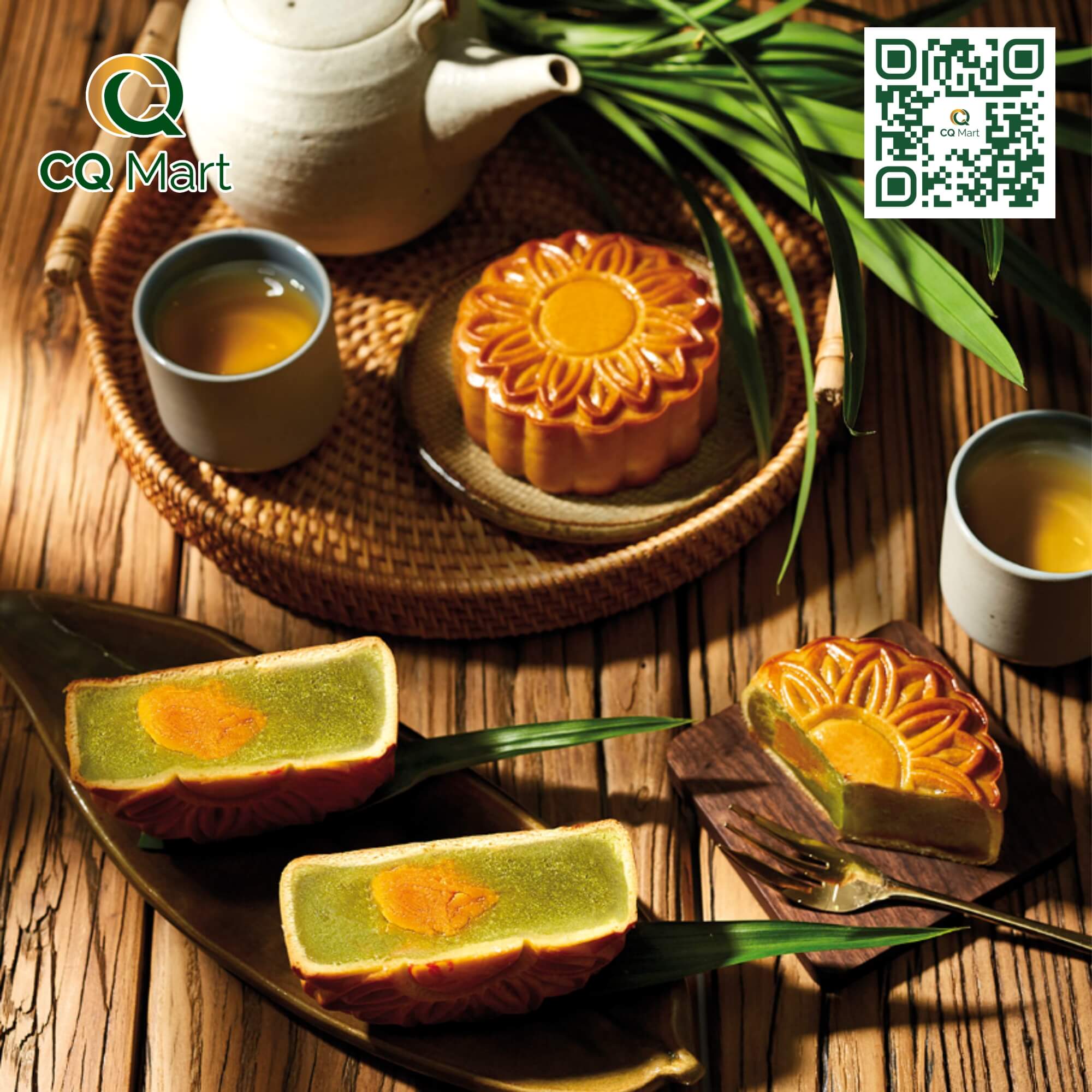 Bánh trung thu Givral Lá Dứa