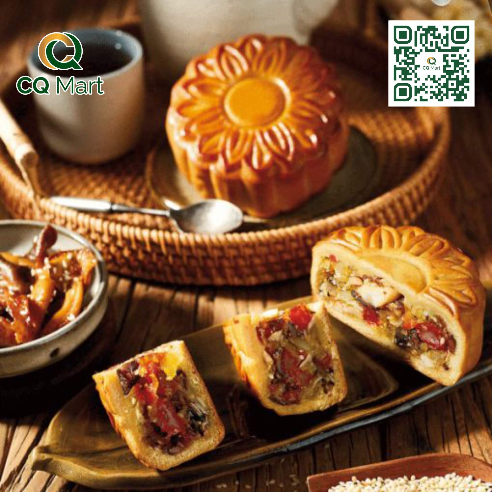Bánh trung thu Givral Thập Cẩm Chay 0 Trứng