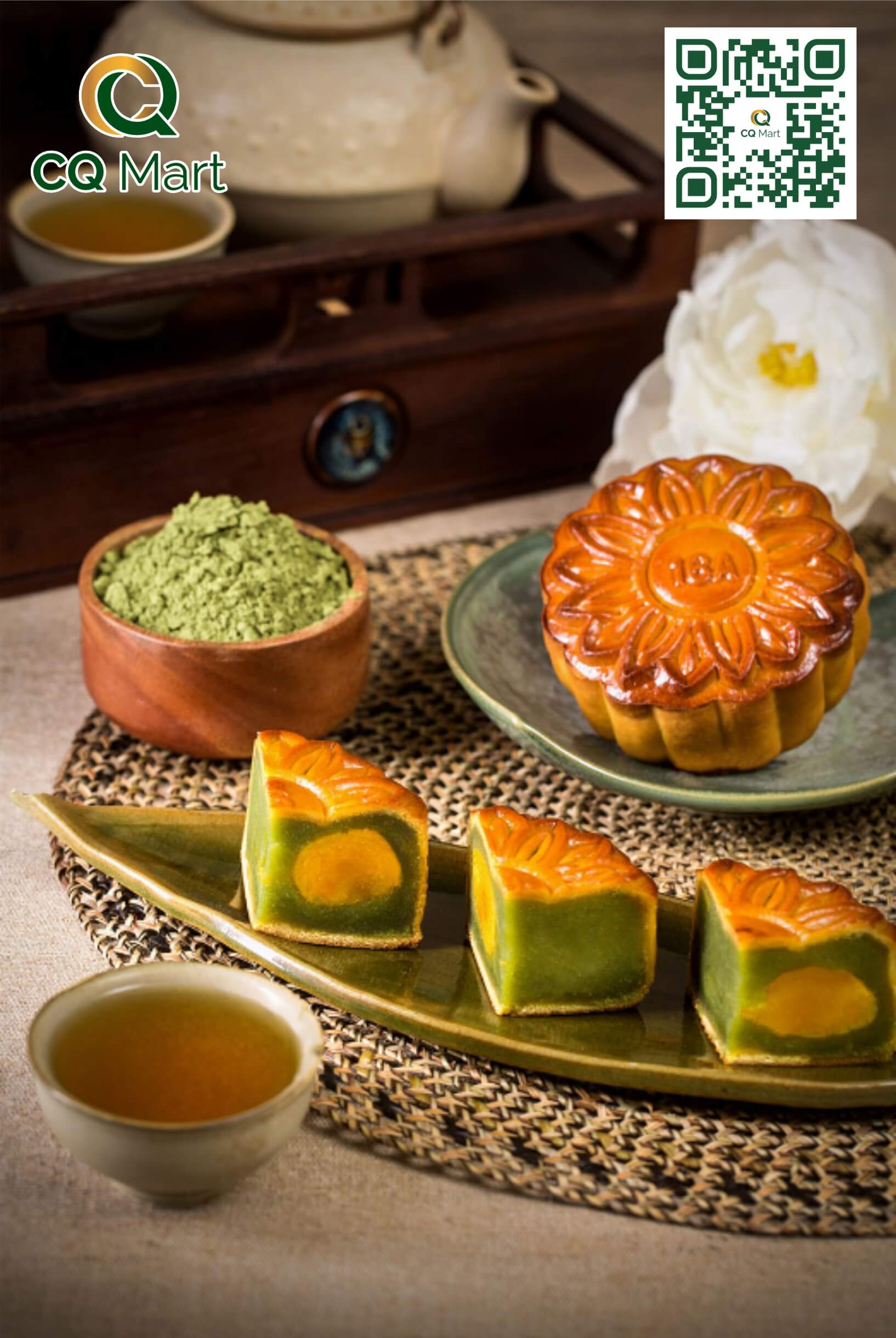 Bánh trung thu Givral Trà xanh