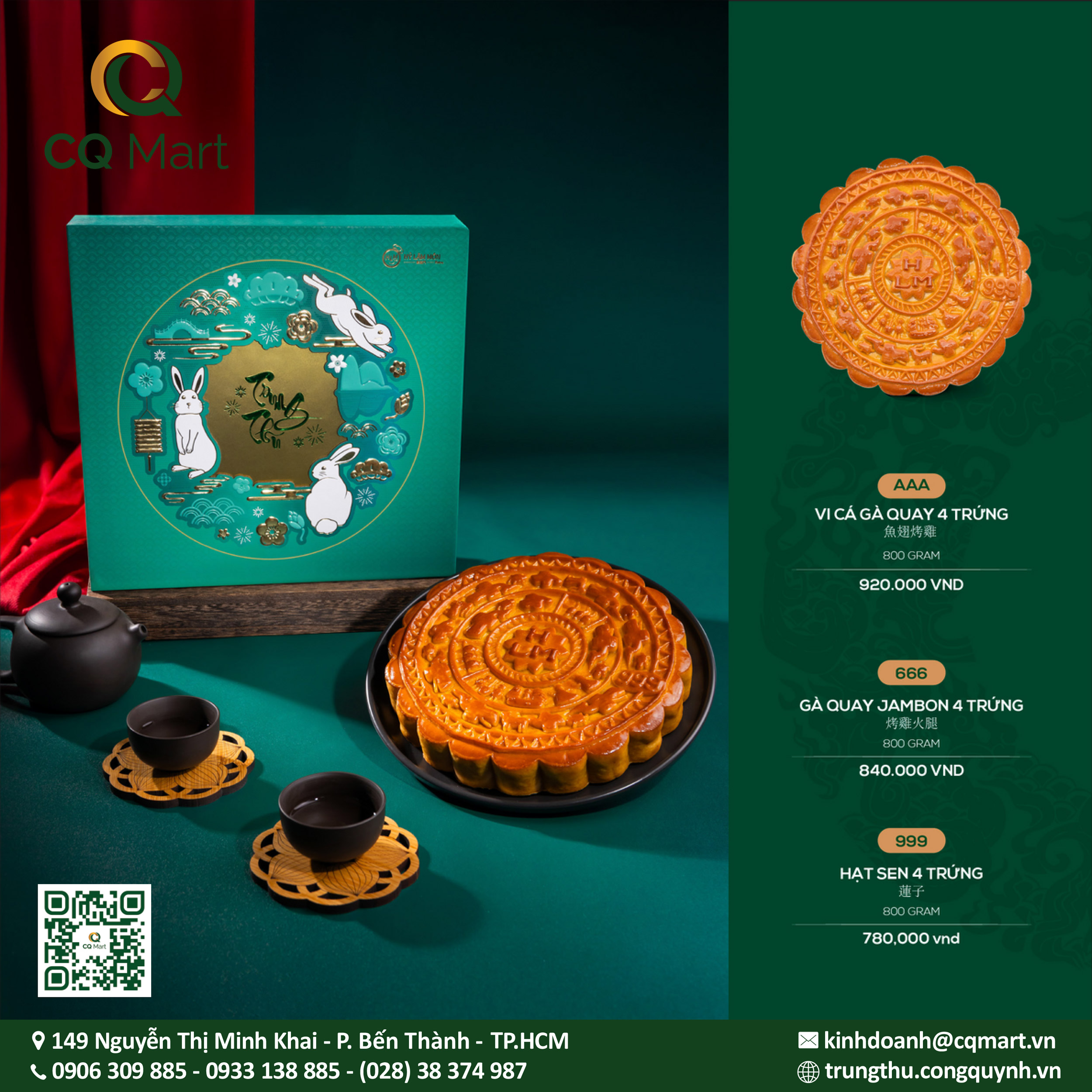 Bánh Trung Thu Hỷ Lâm Môn Hộp 1 bánh